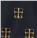 Navy Gold Shield