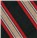 Black Red Tan Silver Stripe