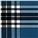 Medium Blue Black Plaid