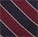 Burgundy Navy White Stripe